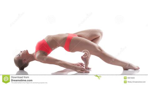 Flexible contortionist tatyana pose 3. Flexible Young Gymnast Posing In Studio Royalty Free Stock ...