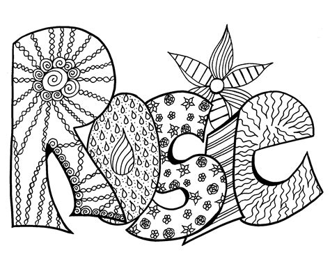 Free Personalized Coloring Pages at GetDrawings | Free ...