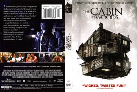 Five friends go to a remote cabin in the woods. CoverCity - DVD Covers & Labels - The Cabin in the Woods