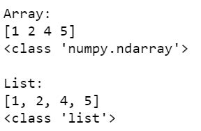 How to convert NumPy array to list ? - GeeksforGeeks