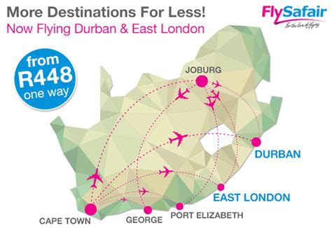 Domestic flights in south africa are amongst the cheapest in the world. East London And Durban Flight Prices Set To Fall As ...