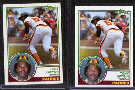 1983 donruss #598 tony gwynn. Lot Detail - Lot of (9) Tony Gwynn Rookie Cards, Inc. (3 ...