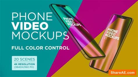 Your easier way to create video. Videohive Phone Video Mockups V1 » free after effects ...