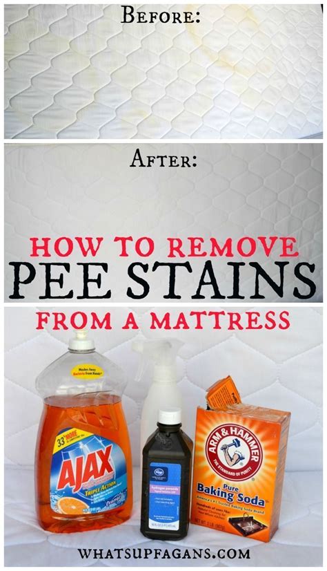 Urine, sweat, and blood stains are incredibly common and may even naturally occur if you don't we're here to walk you through the best ways to clean urine, sweat, and blood out of your mattress. How to Easily Remove Old Pee Stain and Smell from a ...