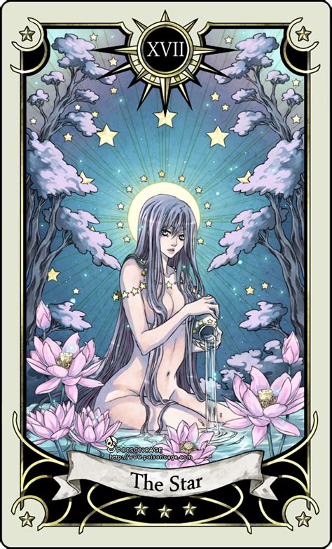 Learn more about the star tarot card, including reversed & love meanings, with astrology.com! Tarot card 17- the Star by rann-poisoncage on DeviantArt