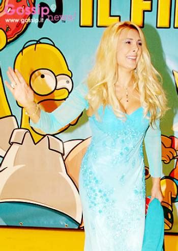 Italian actor, singer, model and politician. Premiere 'I Simpson' - Foto e Gossip