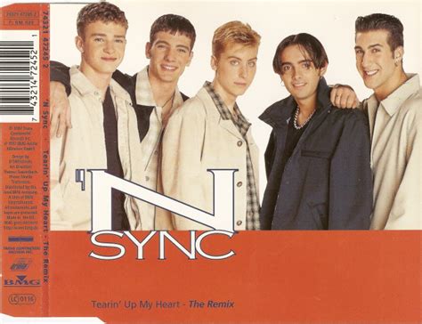 Watch the video for tearin' up my heart from *nsync's 'n sync for free, and see the artwork, lyrics and similar artists. 'N SYNC - Tearin' Up My Heart (The Remix) (1997, CD) - Discogs