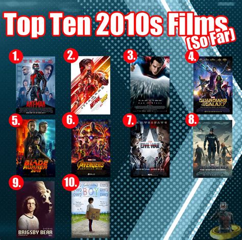 But the best movies of the year so far have one thing in the film is the unofficial finale for the infinity saga that defines the first 11 years of the marvel cinematic universe, which originated with the. Top Ten 2010s Films (So Far) | Oh boy, it's movie Saturday ...