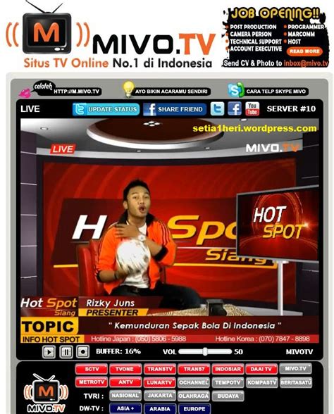 Maybe you would like to learn more about one of these? Mivo Tv : Mivo Tv Dian Indah : With 41 live channels and a ...