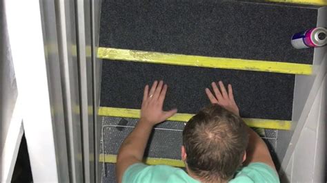 Changing carpet tiles on stairs (Easy Way) - YouTube