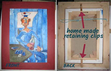 Masked mimmi homemade strip (clip). How to fix a picture or a canvas within its frame, fixing ...