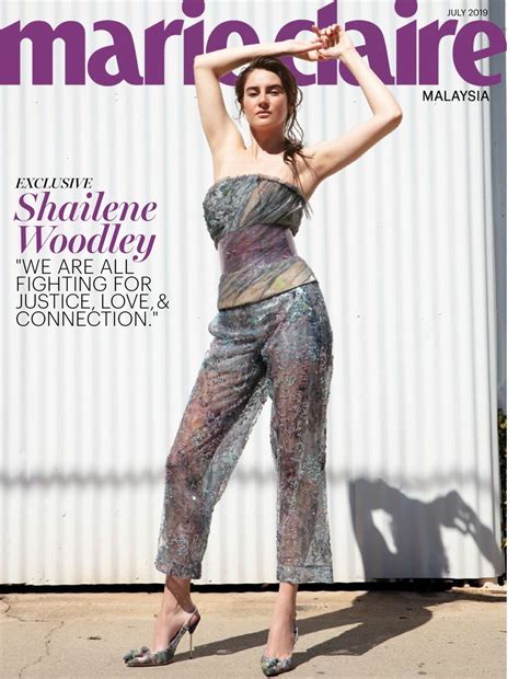 It delivers groundbreaking journalism and emotive features, incredible styling and inspirational photography. SHAILENE WOODLEY in Marie Claire Magazine, Malaysia July ...