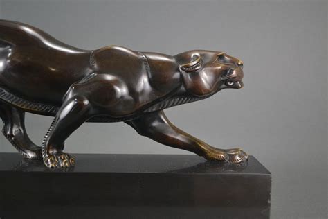 Maybe you would like to learn more about one of these? 1930.fr Carvin art deco stunning bronze panther - Art deco sculptures bronze clocks vases