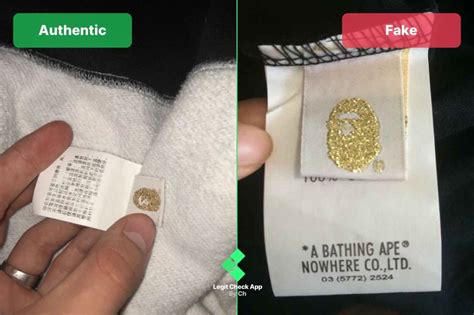 So, how can you identify whether the gold is real or fake? Bape Gold Tag Real Vs Fake Comparison Guide - Legit Check App