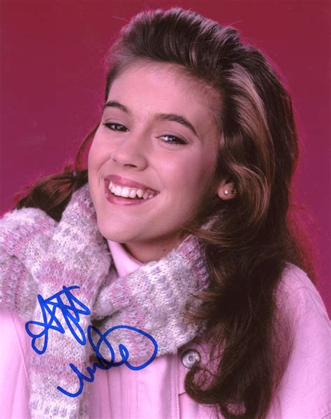 Ja, alyssa milano hat 2 kinder: ALYSSA MILANO - Who's the Boss AUTOGRAPH Signed 8x10 Photo E