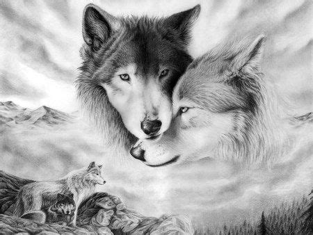 Now that you have the basic head of your wolf mapped out, draw a layer of fur surrounding the head and ears. Image result for wolf drawing tattoo black and white | Wolf mates, Animals, Cross paintings