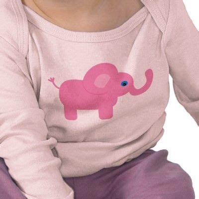 Post a buying request and when it's approved, suppliers on our site can quote. Cute Pink Cartoon Baby Elephant Baby T-Shirt | Zazzle.com ...