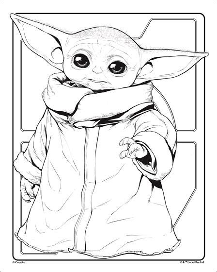 37+ disney stitch coloring pages for printing and coloring. Grogu Baby Yoda | crayola.com in 2021 | Cool coloring ...