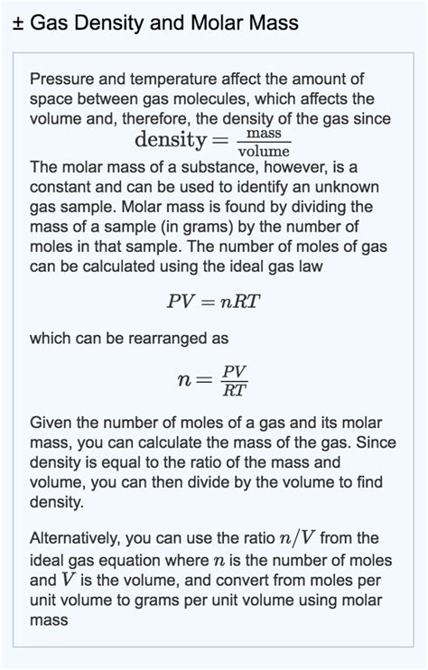 Click or press the calculate button. How To Find Density Of A Gas Given Temperature And Pressure