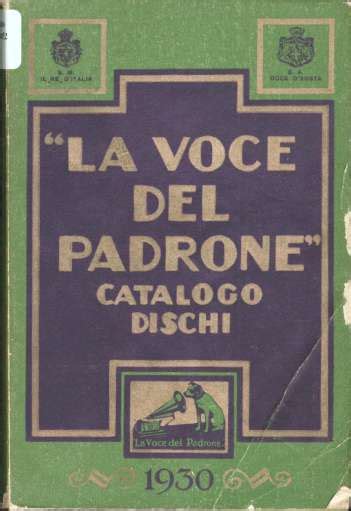 La fresca vitalità che sprizza da quelle canzoni riesce a farmi scorgere la realtà con il 21 settembre di quest'anno si celebra una ricorrenza importante: LA VOCE DEL PADRONE (1930) - ISTITUTO CENTRALE PER I BENI ...