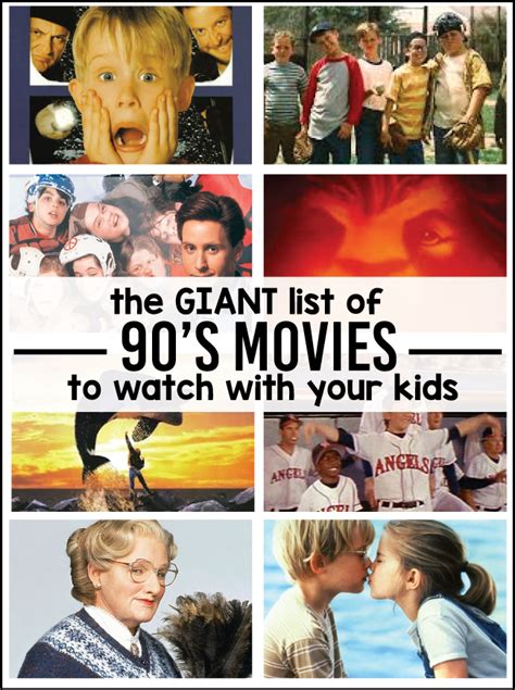Common sense media editors help you choose the best 50 kids' movies to watch with your children. the Giant List of '90s Movies to Watch With Your Kids ...