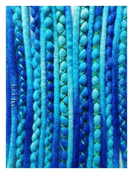 Comb coils can face this issue too, but the pull of the note: Wool-Dreads "Sea-Breeze" | Wolle dreads, Dreads, Haar ...