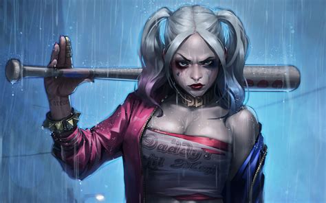 Download wallpapers harley quinn for desktop and mobile in hd, 4k and 8k resolution. Wallpaper : anime, blue, DC Comics, Harley Quinn, Suicide ...