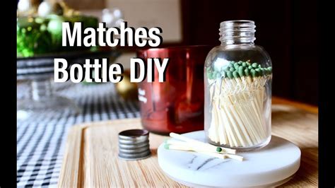 A match is a tool for making fire under controlled circumstances. Matches Bottle DIY - YouTube