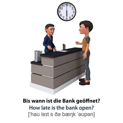 Es gibt keinen festen zeitraum für die winterreifenpflicht in deutschland. Vokabelkarte Englisch: Bis wann ist die Bank geöffnet ...