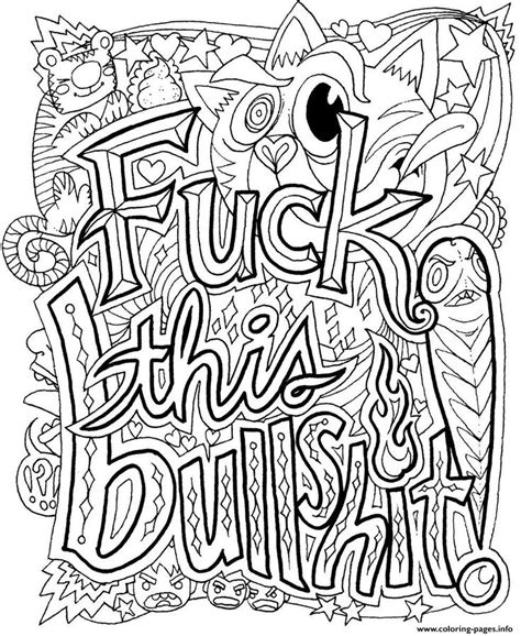 An adult coloring book with swears grannies 'fuck it' is a free page for coloring. 1787 best coloring pages images on Pinterest | Coloring ...