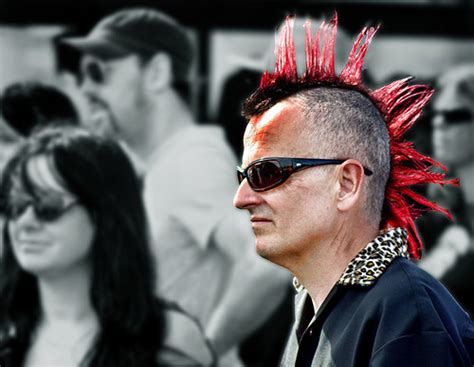 At first, she is a villainess, but later she becomes an antiheroine. T/S: Aging Mod Dudes vs Aging Punk Dudes