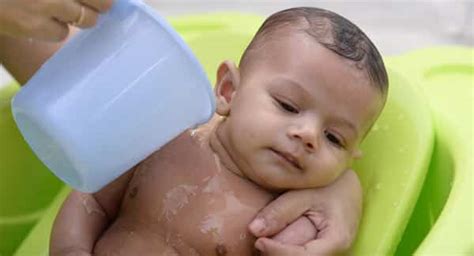 After your infant's umbilical cord falls off, you can bathe them in a baby bathtub. Ultimate Guide for Bathing a Newborn the Right Way ...