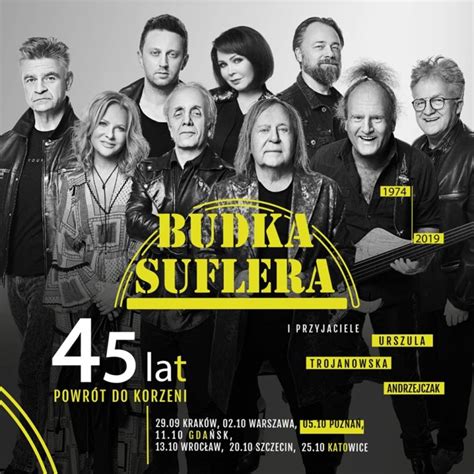 Kolejna płyta budki suflera „ona przyszła prosto z chmur została nagrana z dodatkowym gitarzystą zdzisławem. Budka Suflera w Katowicach - 25.10.2019