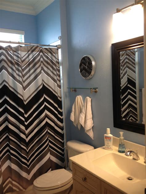 Teen boy bathroom design archives house silver lining bath room. Paint Color: teenage boys' bathroom