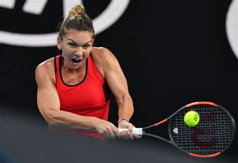 Brady fights past muchova for debut finals berth. SIMONA HALEP at Australian Open Tennis Tournament Final in ...