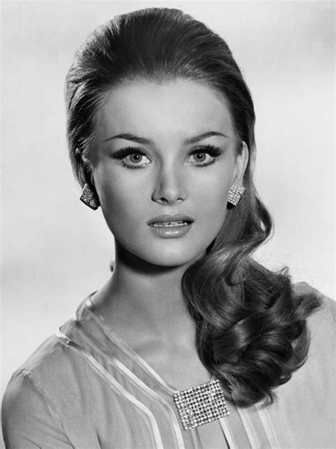 Photo is from the filming of casino royale in 1967. Barbara Bouchet Casino Royale | Barbara bouchet, 60s hair, Hair styles