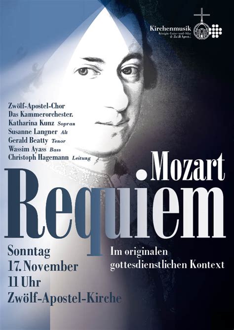 Ала бала портокала, с гумени мечета съм преяла. Mozart Requiem in der 12 Apostel-Kirche