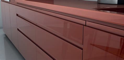 lucca-high gloss doors - Aluminum Glass Cabinet Doors