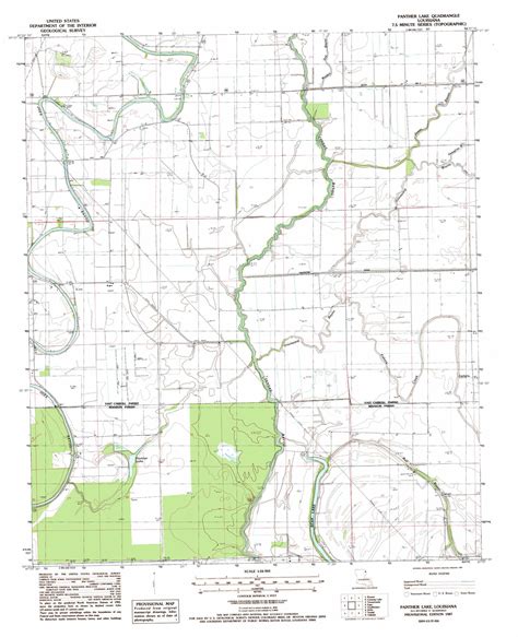 Calling panther lake located about 5 miles west of crystal springs, calling panther lake is a place to relax and get away from it all. Panther Lake topographic map, LA - USGS Topo Quad 32091e3