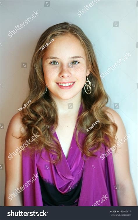 Swipe your hand and watch the sequins change colors in this beautiful,. Beautiful Blondhaired 13years Old Girl Portrait Stock ...