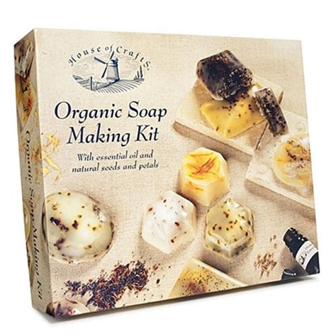 Base oil, butter or fat. Organic Soap Making Kit | Hobbycraft £15.99