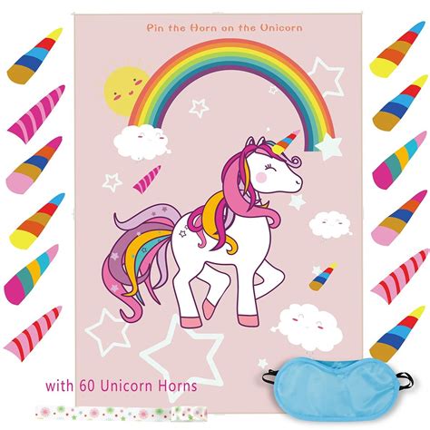 ¡nos hacen tanta ilusión los juegos con unicornios que nos ha costado muchísimo elegir los mejores¡ !es que son tan en último lugar, tenemos desde juegos de mesa de unicornio muy kawaii hasta juegos con imágenes de unicornios para colorear. Pin El Cuerno En El Unicornio Juego Fiesta De Cumpleaños ...