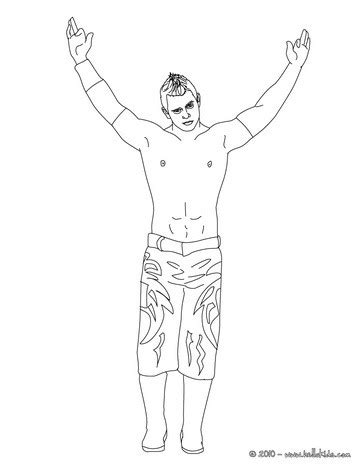 Hellokids members love this wrestler undertaker coloring page. Wrestler the miz coloring pages - Hellokids.com