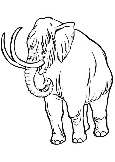 Select from 35970 printable crafts of cartoons, nature, animals, bible and many more. Mammoth Coloring Pages to download and print for free