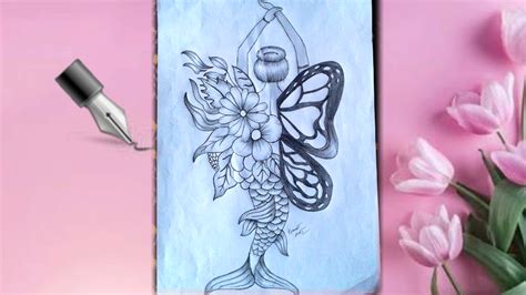Mukta easy drawing 7.112.440 views1 year ago. Draw a butterfly Mermaid || mukta easy drawing pencil sketch || draw a beautiful girl || Chahat ...