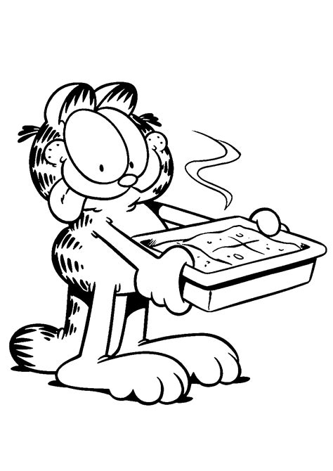 Push pack to pdf button and download pdf coloring book for free. Printable Garfield Coloring Pages: Cute Comic Strip Cat ...