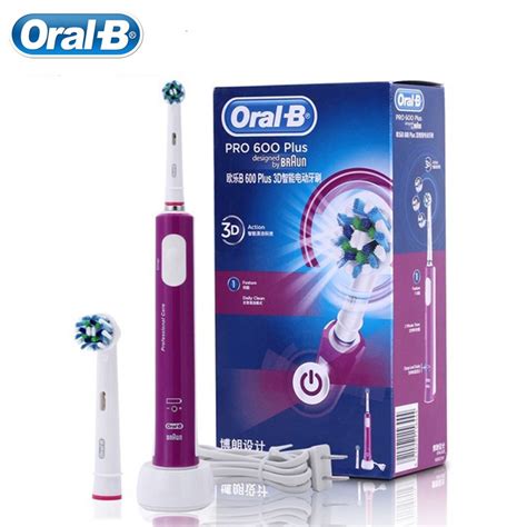 It is highly recommended by many dentists around the world. Oral B Electric Toothbrush Pro 600 Plus Rechargeable ...