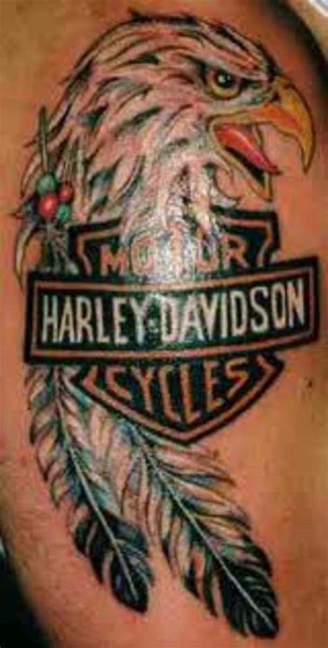 Check out these great designs for harley davidson tattoos! Harley Davidson Tattoos And History-Harley Davidson Tattoo ...