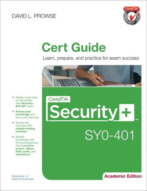 Developed by comptia for the comptia certification candidate, study guides are available in print or ebook format and packed with informative and engaging content tied to exam objectives. CompTIA Security+ SY0-401 Cert Guide, Academic Edition | InformIT