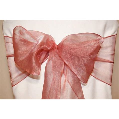 Feedback create perfect own wedding. Dusty Rose Lot Of 50 Organza Chair Sashes Reception ...